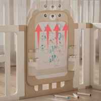 Бебешка ограда с баскетболен кош и дъска за рисуване Feelkids, Бухалче-EdZNb.jpeg