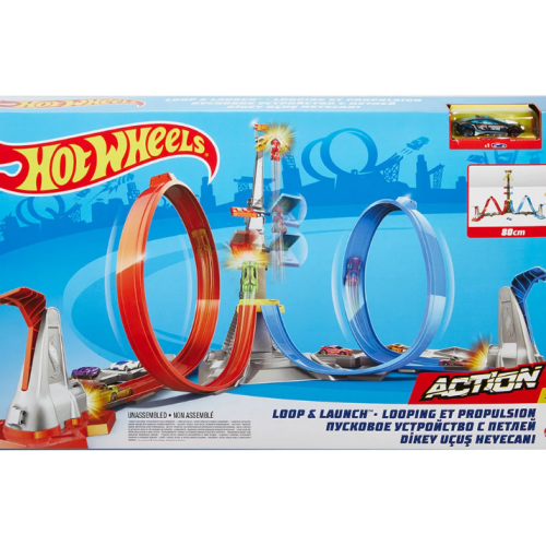 Комплект Hot Wheels Action, Лупинг с количка