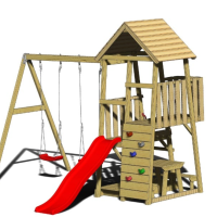 Детска площадка с пързалка и люлки Wendi Toys J10-EpW2X.png