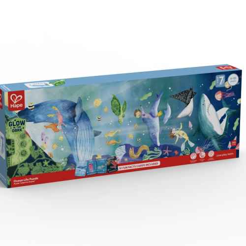 Пъзел Hape, Океан, Свети на тъмно, 200 части