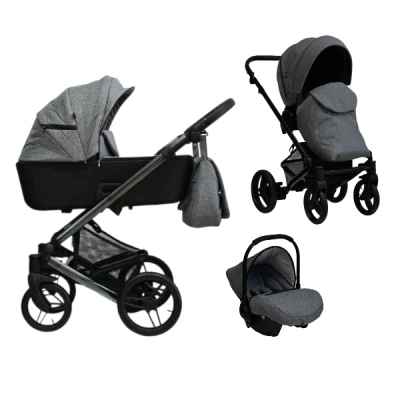 Комбинирана бебешка количка 3в1 Tutek BLIMO 550/23 Chrome