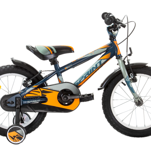 Детски велосипед Sprint Casper 16, тъмно син