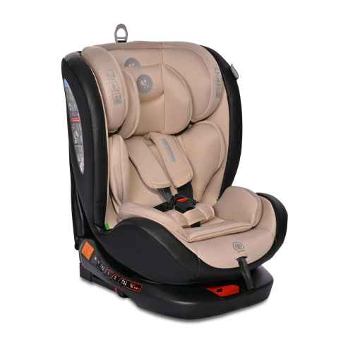 Столче за кола Lorelli Ares i-Size ISOFIX 360 Anti Rebound Bar, Beige