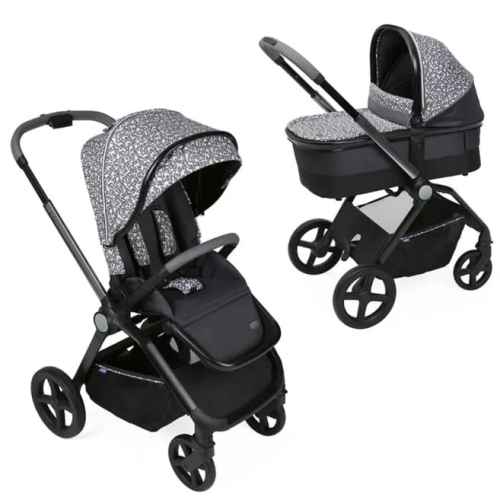 Бебешка комбинирана количка 2в1 Chicco Mysa, Charming Grey 