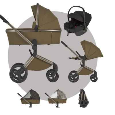 Комбинирана бебешка количка 3в1 Anex Flo, Astra