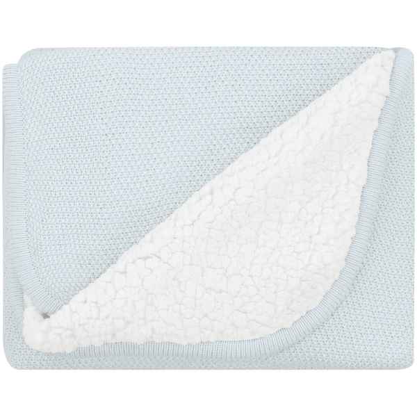 Плетено памучно одеяло с шерпа Kikka Boo Dream Big, Blue-FTNxy.jpg