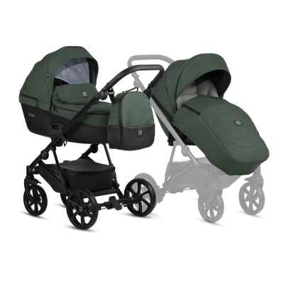 Комбинирана бебешка количка 2в1 Tutis VIVA 5+, Emerald