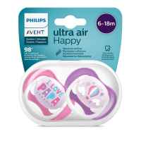 Ортодонтични залъгалки Philips AVENT Ultra Air Happy 6-18м, Надпис и Балон в кутия за стерилизиране, 2 бр.-FuFIl.jpg