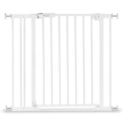 Предпазна преграда за бебе Hauck Clear Step Autoclose 2 + удължител 9 см, White
