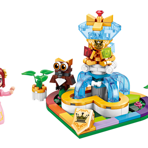 Конструктор Qman, Фонтан на дъгата, 148 части-GD5zt.png