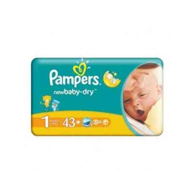 Памперси Pampers New Baby, 2-5 кг 43 бр.