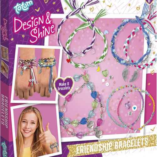 Творчески комплект, Totum, Направи си сам гривни за приятелство, 8 броя