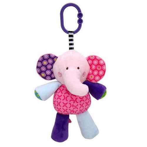 Музикална играчка Lorelli Toys, Розово слонче
