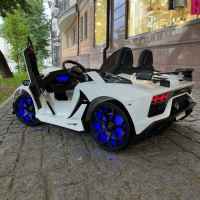 Акумулаторна двуместна кола JJ Lamborghini Aventador SVJ 24V, с дрифт функция, бял металик-GZpkd.jpeg