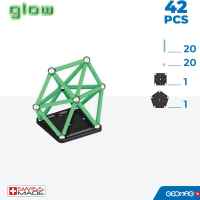 Магнитен конструктор Geomag, Glow, 42 части-GczVk.jpeg