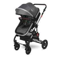 Комбинирана бебешка количка Lorelli Alba Premium, Steel Grey-GwIaK.jpg