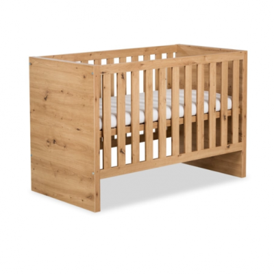 Бебешка кошара Littlesky Amelia, 60/120 см дъб