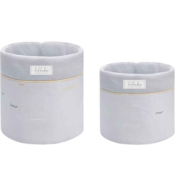 Комплект кош за аксесоари 2 бр Kikka Boo 18см и 14см, Seally Me-HJtJV.jpeg