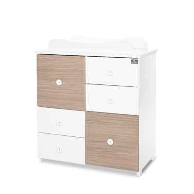 Шкаф Lorelli New, бяло/кехлибар