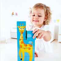 Дървен пъзел с кубчета Hape, Джунгла, 9 части-HWaPA.jpeg