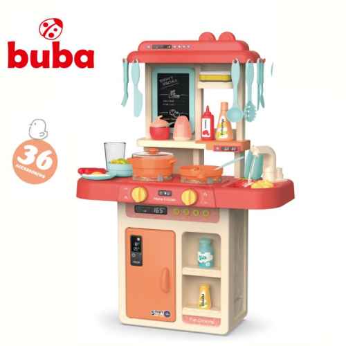Детска кухня Buba Home Kitchen, 36 части, розова