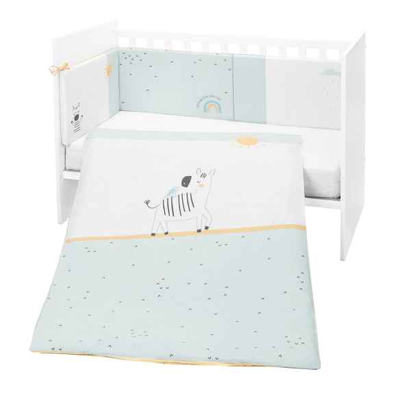 Бебешки спален комплект 2 части Kikka Boo, Stripy Friends 60/120-HfYpL.jpg