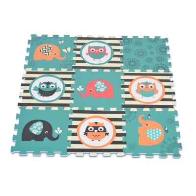 Мек пъзел-килим Moni Toys Elephant&Owl