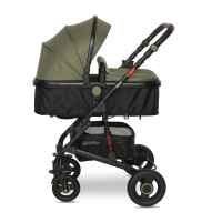 Комбинирана бебешка количка Lorelli Alba Premium, Loden Green-Hkagc.jpg