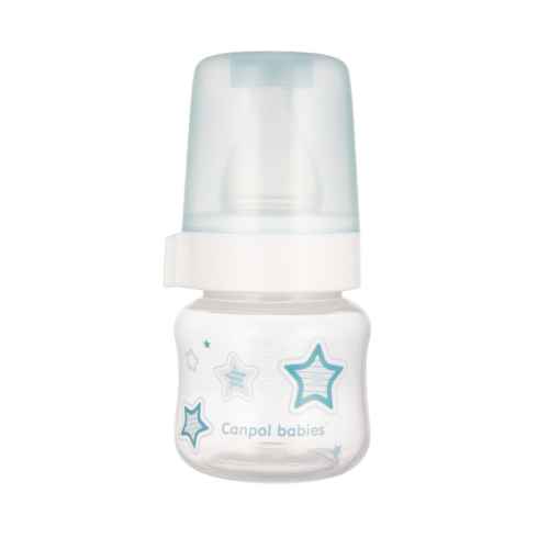 Антиколик шише Canpol за коластра/формула/, 60мл, синьо