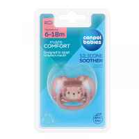 Силиконова залъгалка със симетрична форма Canpol Cute animals, 6-18м, розова-Hmiqk.jpeg