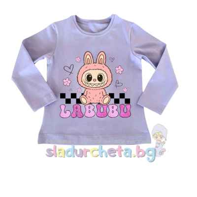 Детска блуза Sevtex, лилава