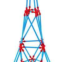 Бамбуков конструктор Hape Flexistix, Айфелова кула, 62 части-HuTrs.jpeg