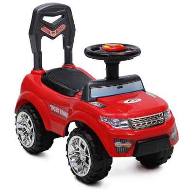 Детска кола за бутане Moni Tiger range, червена