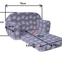Детски двоен диван Delta Trade, Мече кранист-I18Uk.png