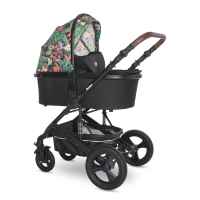Комбинирана бебешка количка 2в1 Lorelli Boston, Tropical Flowers-ICS1h.jpg