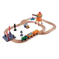 Дървен железопътен комплект Hape, Товарен влак с кран-IHWtA.jpeg