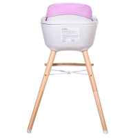 Столче за хранене Buba Carino 2в1, розово-IRSwZ.jpg