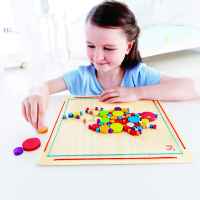 Творчески комплект Hape, Дървена мозайка, Трицераптор-IdwG7.jpeg