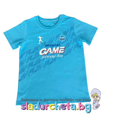 Детска тениска Sevtex, синя