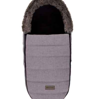 Чувалче за количка Kikka Boo Fur Melange, Grey