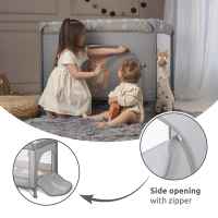 Бебешка кошара Lorelli Play n relax, Grey adventure-J2QfE.jpeg