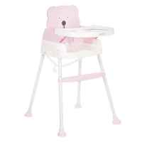 Столче за хранене ZIZITO Mathis, розова-J9GUP.jpg