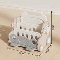 Детски подвижен органайзер с дъска за рисуване Feelkids, Кафява кола-JEhWr.jpeg