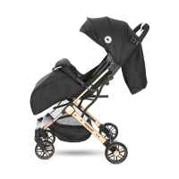 Лятна бебешка количка Lorelli Fiorano, Black + покривало-JN28V.jpg