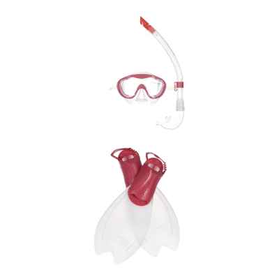 Детски комплект за плуване Speedo glide scuba set ju, размер 36/38, червен