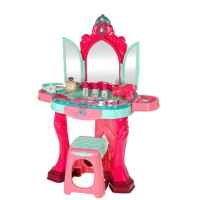 Тоалетка за деца Buba Beauty, Розово и тюркоаз-JfWc6.jpg