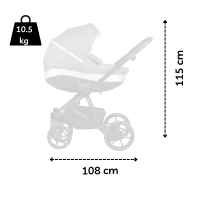 Бебешка комбинирана количка 4в1 Buba ZAZA 2, Dark Grey-JgZEF.jpeg