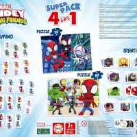 Игрален комплект Educa, Спайди и неговите приятели, Домино, Мемори и 2 пъзела-JhjV5.jpeg