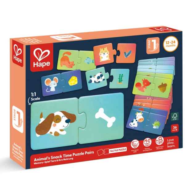 Детски образователен пъзел Hape, С какво се хранят животните, 36 части-JmMTf.jpeg