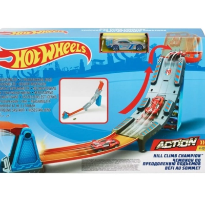 Игрален комплект шампионат Hot Wheels City Action, Hill Climb Champion